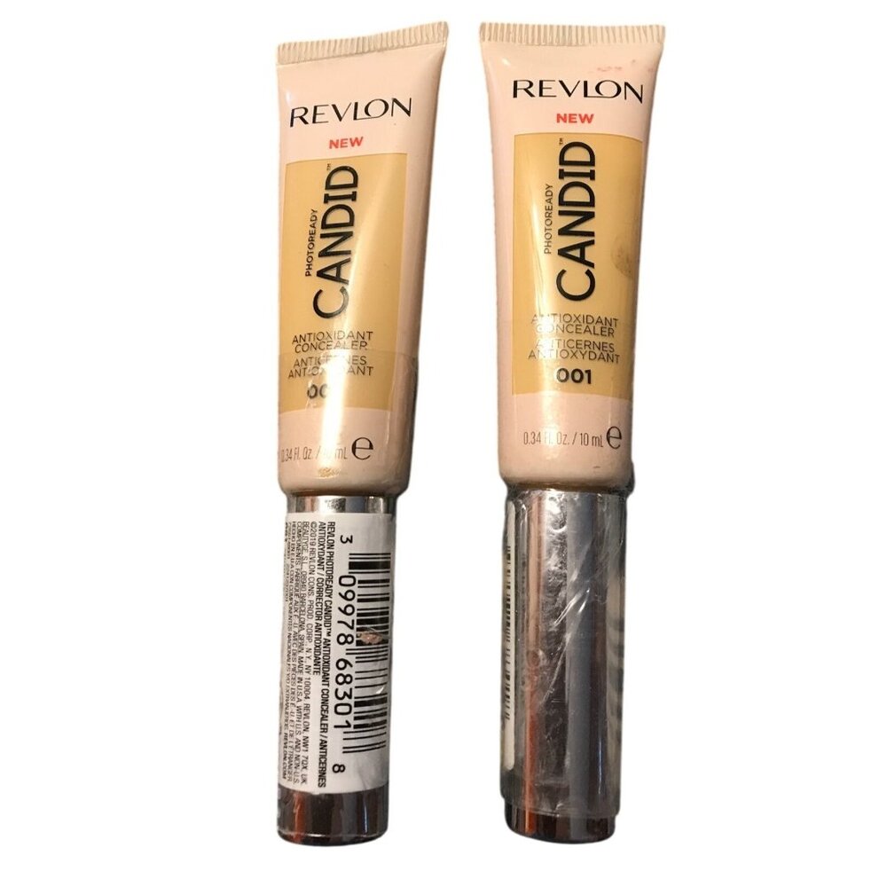 Revlon Concealer PhotoReady Candid Antioxidant Banana 001 0.31 Fl Oz Lot of 2
